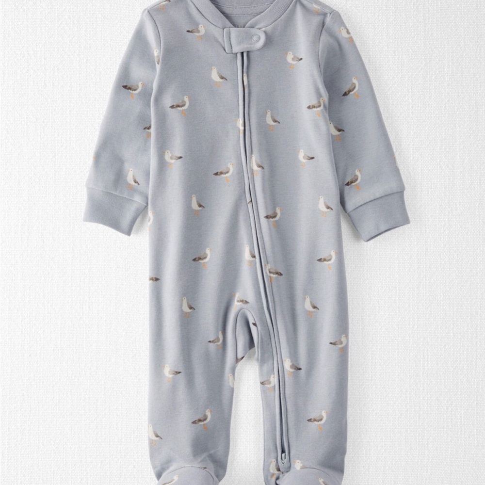 Carters sleep and play seagull print